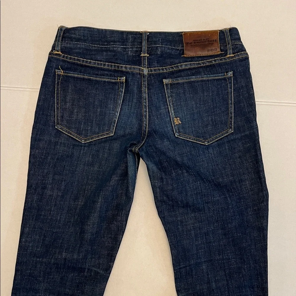 RALPH LAUREN RUGBY SLIM TAPERED VINTAGE DARK WASH JEANS 28